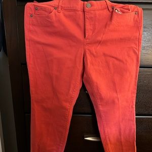 Loft Modern Skinny Colored Ankle Pants